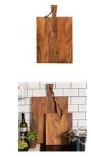 Artisan Wood Farmhouse Charcuterie Serving Board 12"