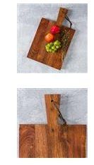 Artisan Wood Farmhouse Charcuterie Serving Board 18"