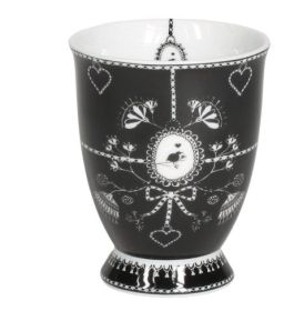 Milk Mug - Chain Black Set of 6