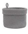 Modé Crochet Basket w/ Loop - Large Round/ Tan