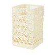 Mode Crochet Wire Frame Basket/ White