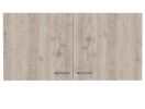White-Light Grey Particle Board Napoles Wall Cabinet