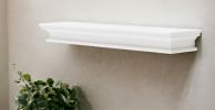 Classic White XL Floating Wall Shelf