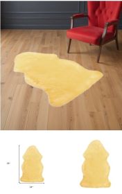 Cream Animal Print Area Rug