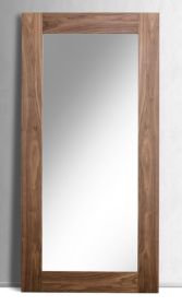Brown Framed Leaning Full Length Hanging Mirror