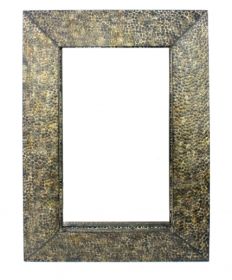 Bronze Rectangle Accent Metal Mirror