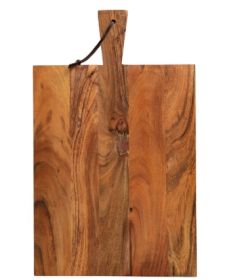 Artisan Wood Farmhouse Charcuterie Serving Board 12"L x 10"W x 1"H