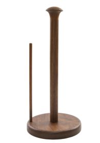 Soild Teak Stand-Up Paper Towel Holder