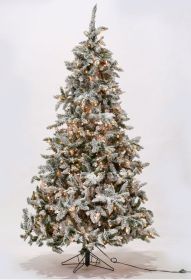 7.5' x 60" Flocked Arctic Tree