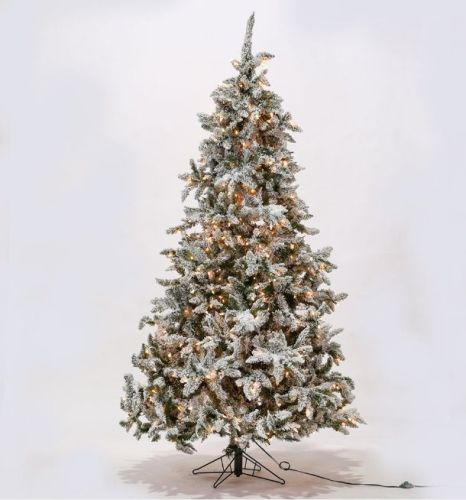 14'x100" Flocked Artic Tree - Carton A