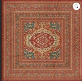 Persian Bazaar Farahan Firdaus (Option: Red,Blue, size: 120x120)