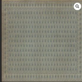 Persian Bazaar Kintala Albastru (Option: Blue,Cream, size: 120x120)