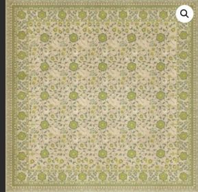 Persian Bazaar Samarkand Yashil (Option: Tan,Green, size: 120x120)