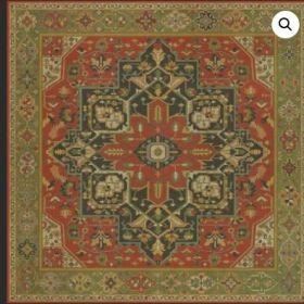 Persian Bazaar Camelot Sir Gawain (Option: Red,Green, size: 120x120)