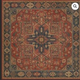 Persian Bazaar Camelot King Arthur (Option: Red,Orange, size: 120x120)