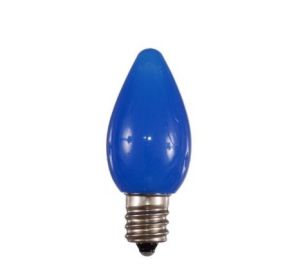 LED C7 Bulbs Opaque (Option: Blue)