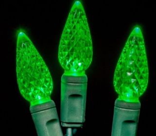70's LED Strawberries (35ft) (Option: Green)