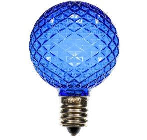 LED G50 Bulb (Option: Blue)