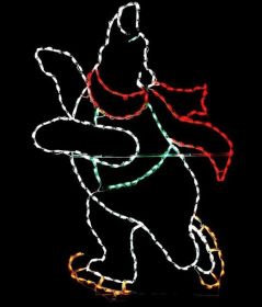 LED Skating Polar Bear (Option: Boy)
