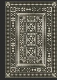 Folk Art Museum Soldiers Quilt War and Peace (Option: Aged Black,Cream, size: 120x120)